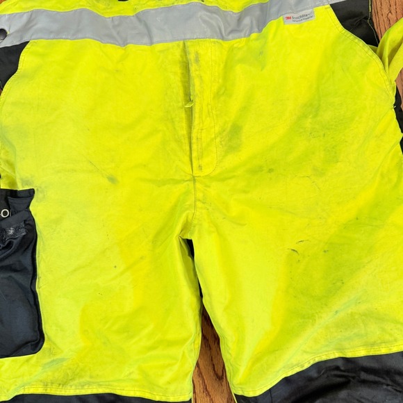 Majestic Msafe HiVis Insulated Work Bib Overalls Yellow L ANSI Class E 75-2357 - Picture 7 of 12
